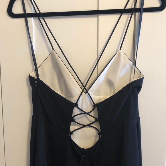 Jill Stuart Two Ply Cami Tie Back Hi Low Dress - Picture 6 of 9